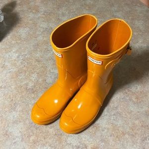 Bright Orange Hunter Boots